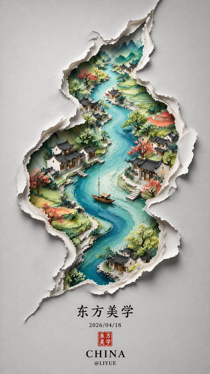 东方山水秘境海报样图:东方峡谷水乡旅行