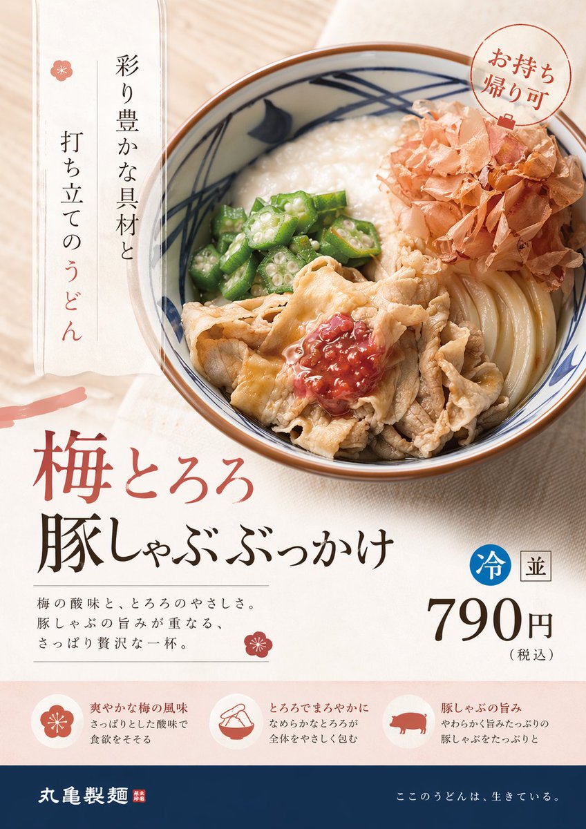 日式冷面菜单广告样图：梅子山药冷面套餐