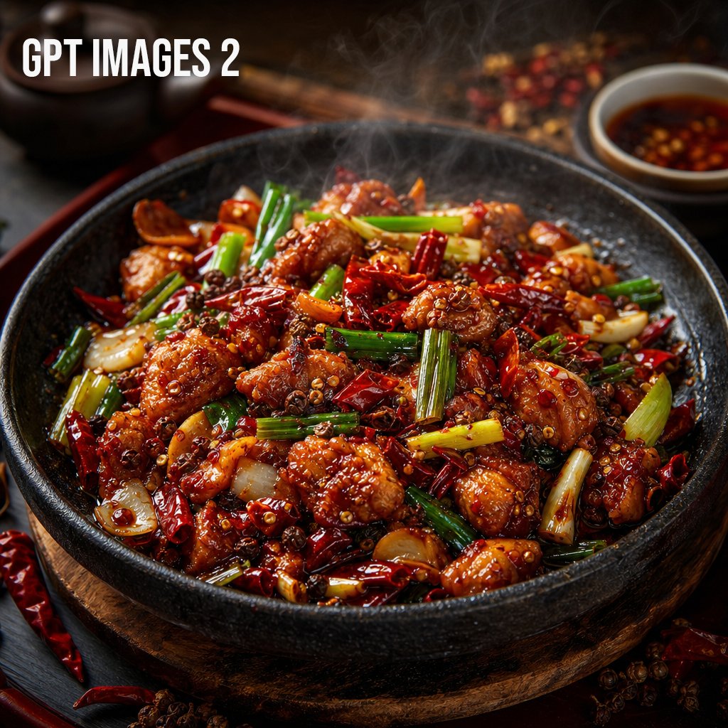 香辣热菜餐饮广告样图:香辣炒肉招牌菜